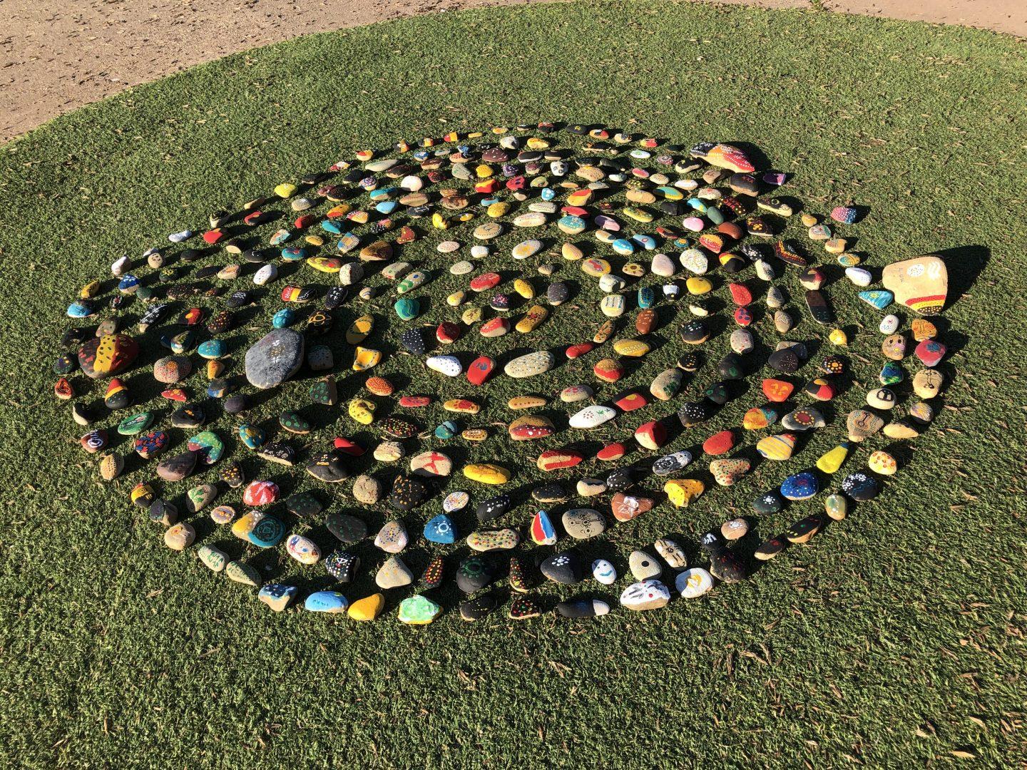 Cultural Collaboration - Reconciliation Rocks. - Carla van Laar