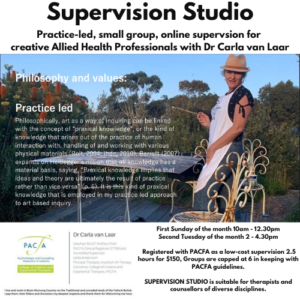 Experience the Practice-led, Creative Approach to Supervision with Dr Carla van Laar’s “Supervision Studio”